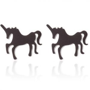 unicorn-earrings-black